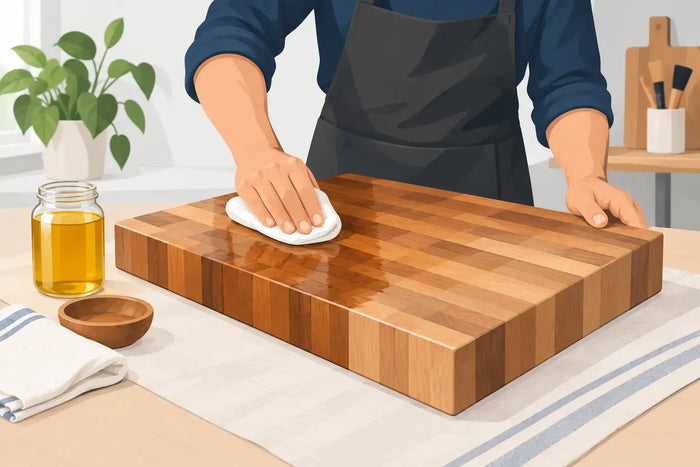 How to Finish Butcher Block Safely at Home
