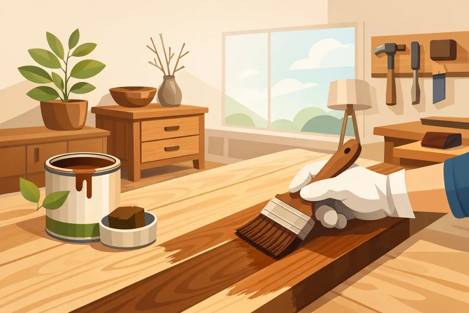 Low VOC Wood Stain for Beautiful Indoor Work
