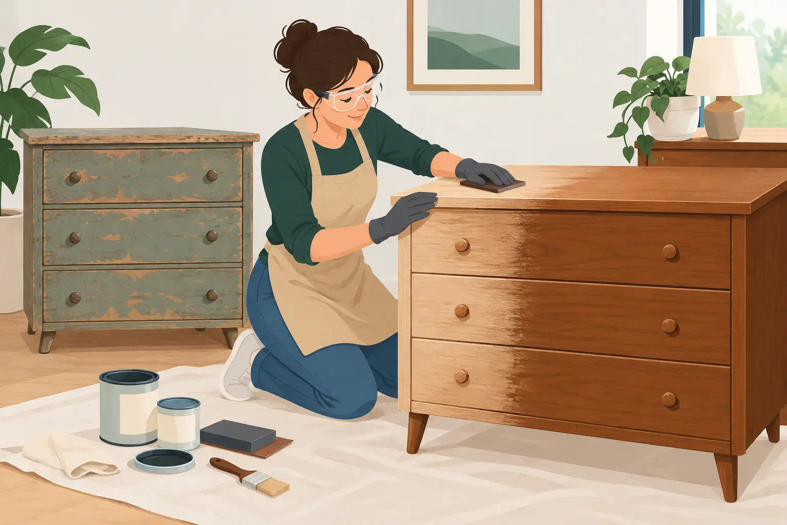 How to Refinish Vintage Furniture Safely