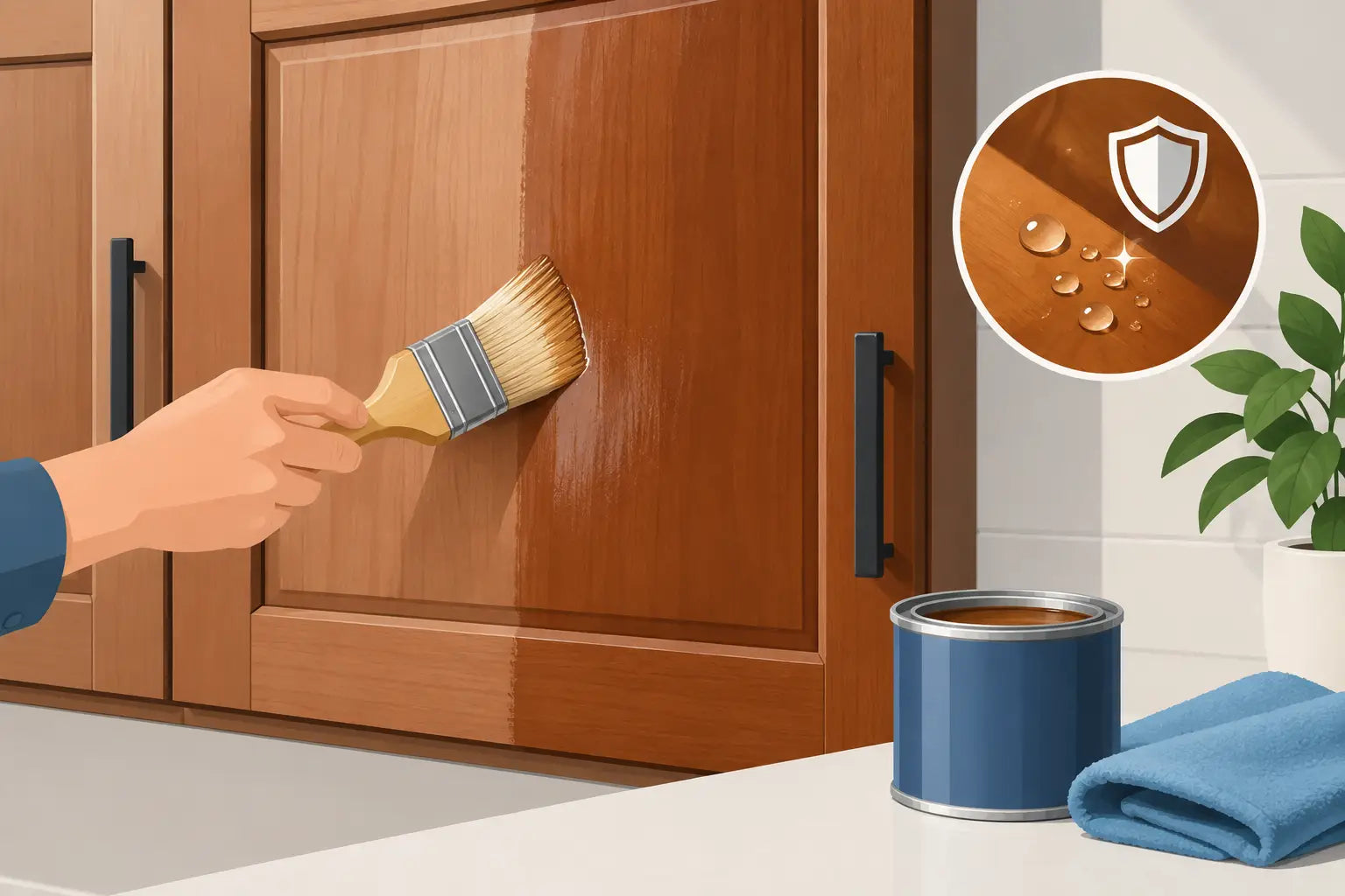 How to Seal Stained Cabinets for Lasting Color